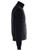 Moncler Padded Cotton Cardigan With Zip