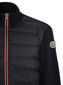 Moncler Padded Cotton Cardigan With Zip