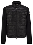Moncler Padded Wool Cardigan With Zipper