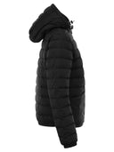 Moncler Hede corta giacca con cappuccio