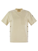 Moncler Cotton T Shirt With Pocket