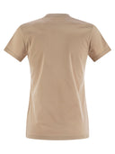 Moncler Cotton Jersey T Shirt With Logo Patch