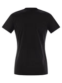 Moncler Cotton Jersey T Shirt With Logo Patch