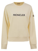 Felpa di cotone Moncler con logo