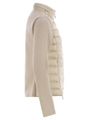 Moncler Padded Wool Cardigan With Zip