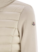 Moncler Padded Wool Cardigan With Zip