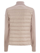 Moncler Padded Wool Cardigan With Zip