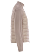 Moncler Padded Wool Cardigan With Zip