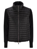 Cárdigan de lana acolchada de Moncler con cremallera