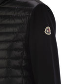 Cárdigan de lana acolchada de Moncler con cremallera