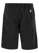 Moncler Grenoble Shorts In Technical Froissé