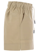 Moncler Grenoble Shorts In Technical Froissé