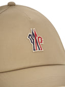 Moncler Grenoble Cotton Gabardine Baseball Cap