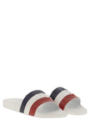 Moncler Basile Rubber Slides With Logo