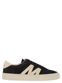 Moncler Monaco2 Suede And Nubuck Leather Trainers