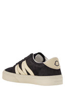 Moncler Monaco2 Suede And Nubuck Leather Trainers