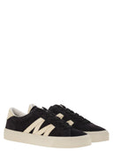 Moncler Monaco2 Suede And Nubuck Leather Trainers