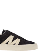 Moncler Monaco2 Suede And Nubuck Leather Trainers