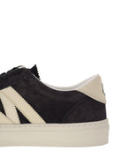Moncler Monaco2 Suede And Nubuck Leather Trainers