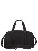 Moncler Water Repellent Tech Duffle Bag With Leather Trim
