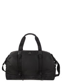Moncler Water Repellent Tech Duffle Bag With Leather Trim