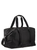 Moncler Water Repellent Tech Duffle Bag With Leather Trim