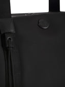 Moncler Water Repellent Tech Duffle Bag With Leather Trim