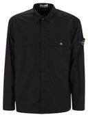 Stone Island Stretch Cotton Canvas Overhirt