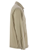 Stone Island Stretch Cotton Canvas Overshirt