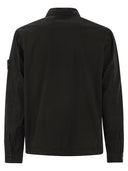 Stone Island Overshirt With Chest Pocket And Two Way Zip