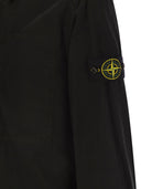 Stone Island Overshirt With Chest Pocket And Two Way Zip