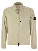 Stone Island Overshirt mit Brusttasche und zwei Wegen Reißverschluss