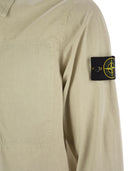Stone Island Overshirt mit Brusttasche und zwei Wegen Reißverschluss