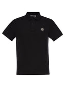 Stone Island Short Sleeved Polo Shirt With Compass Patch