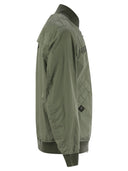 Stone Island Breathable And Water Resistant Zippered Bomber Jacket