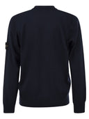 Stone Island Cotton Cardigan med badge