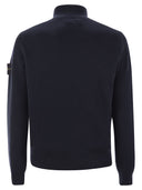 Stone Island Cotton Knit Cardigan With Zip