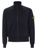 Stone Island Cotton Knit Cardigan With Zip