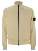 Stone Island Cotton Knit Cardigan With Zip