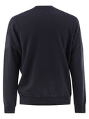 Stone Island Crew Neck Sweatshirt mit Kompassstickerei