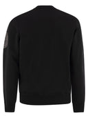 Stone Island Crew Neck Sweatshirt With Compass Embroidery