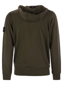 Stone Island sweatshirt med lynlås og trækkel