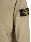 Stone Island Sweatshirt With Zip And Drawstring Hood