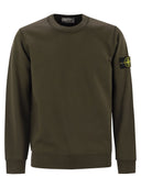 Stone Island Crew Neck Felpa con distintivo di Stone Island