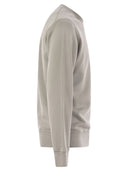Stone Island Crew Neck Sweatshirt With Stone Island Badge