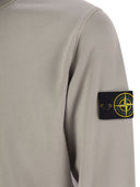 Stone Island Crew Neck Sweatshirt With Stone Island Badge