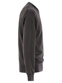 Stone Island Crew Neck Sweatshirt With Stone Island Badge