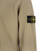 Stone Island Crew Neck Sweatshirt With Stone Island Badge