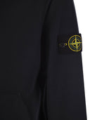 Felpa con cappuccio dell'isola di pietra con distintivo di Stone Island