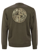 Stone Island Crewneck Selda con cinque stampa istituzionali